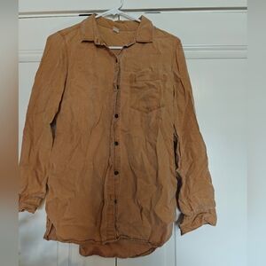 Mustard plain Flannel